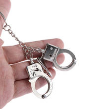Creative Police Man Handcuff Keychain Charms Pendant Car Key Keyring Handbag Key Chain Key Ring Metal New Wonderful Gifts 2024 - buy cheap