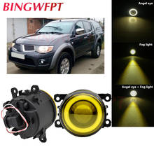 BINGWFPT-bombilla LED antiniebla para coche, luz de ojo de Ángel, para Mitsubishi L200 2005-2012, Outlander ZJ 2012 2013 2014 2015 2024 - compra barato