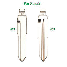 Bilchave de substituição para chave de carro, lâmina dobrável para suzuki swift isuzu #07 52 com lâmina sem cortes 2024 - compre barato