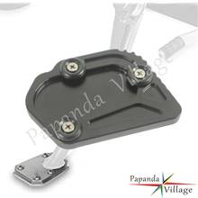 Accesorios de motocicleta de aleación de aluminio CNC negro, pata de cabra, almohadilla para BMW R1200 R1200GS 2013-2017, placa de Pedal de soporte lateral 2024 - compra barato