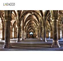 Фон для фотосъемки Laeacco, винтажный дворец, арка, Мраморный столб, интерьер, индивидуальные фоны для фотостудии 2024 - купить недорого