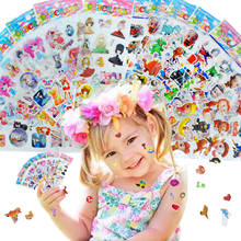 20 различных листов 3D объемных наклеек, случайные аниме стикеры s для девочек и мальчиков, скрапбукинг, учителя, Мультяшные животные, детская игрушка 2024 - купить недорого
