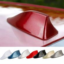 New Car Exterior Roof Shark Fin Adhesive Sticker Antenna FM/AM Signal Radio Aerial Universal Shark Fin Car Styling Decoration 2024 - buy cheap