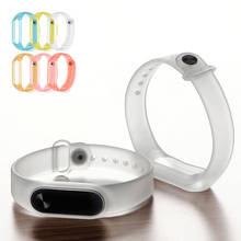 Correa de silicona transparente esmerilada para Xiaomi Mi Band 5, 4 y 3, correa de repuesto antideslizante para reloj deportivo, 1 unidad 2024 - compra barato