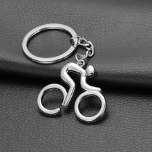 1pcs Cycling Beer Bottle Opener Sport Man Keychain Metal Bicycle Bike Cycling Riding Keyring Key Chains Hanging Accessories 2024 - buy cheap