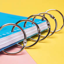 10pcs 20mm Metal Book Binder Rings DIY Loose-leaf Hoops Keychain Album Ring Scrapbook Binders Craft Photo Album Binding Supplies 2024 - buy cheap