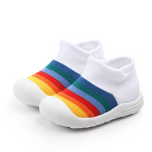 Kids Soft Rubber Sole Unisex Baby Shoes First Shoes Knit Booties Anti-slip Baby Walkers Toddler First Walker Pre-shoes SH20004 2024 - buy cheap