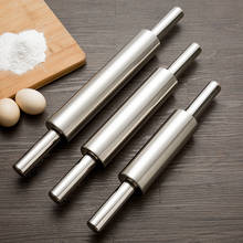 Professional Stainless Steel Metal Rolling Pin for Baking Cookie, Pizza, Fondant, Pie Crust, Dough,Household Kitchen Tools 2024 - buy cheap