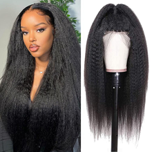 RXY Kinky Straight Wig Pre Plucked Full 360 Lace Frontal Human Hair Wigs Glueless 360 Lace Wigs For Women Human Hair Wig 2024 - buy cheap