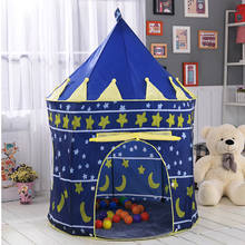 Tenda portátil de brinquedo de príncipe, tenda dobrável para crianças 2024 - compre barato