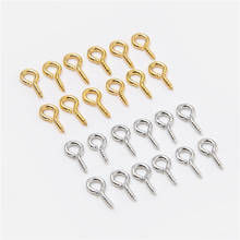 50pcs Metal Earring Making Accessories Rhodium diy Clip On Earring Clasps Hooks Findings With Loop Clasp Round Base For jewelry 2024 - buy cheap