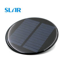 6V 80mA Mini Polycrystalline Silicon Solar Cell Solar Power 80MM DIY Module Circle Round Solar Panel Epoxy Board 2024 - buy cheap