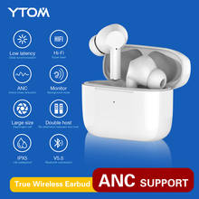 YTOM-auriculares inalámbricos S15 con Bluetooth 5,0, cascos con cancelación activa de ruido, ANC, HIFI, TWS, para Gamimg S1 2024 - compra barato