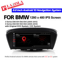 Plazola Android 10 Car Multimedia GPS Player For BMW 3 Series E90 E91 E92 E93 5 Series E60 E61 E63 E64 CarPlay Stereo Screen 2024 - buy cheap