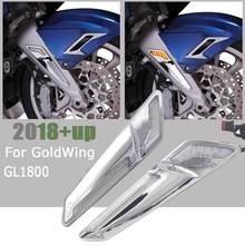 For Honda Goldwing GL 1800 GL1800 F6B 2018-UP Motorcycle Front Brake Fork Mounted NAV LED Lights in Chrome or Black 2019 2020 2024 - buy cheap