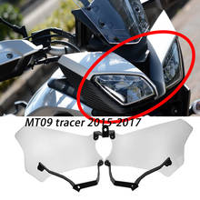 Motocicleta MT09 rastreador faro delantero guardia Protector de cubierta para Yamaha mt 09 Tracer 2015-2017 2024 - compra barato