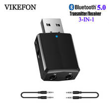 VIKEFON Bluetooth Receiver Transmitter Mini Stereo Bluetooth 5.0 Audio AUX RCA USB 3.5mm Jack For TV PC Car Kit Wireless Adapter 2024 - buy cheap