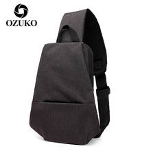 OZUKO Men Multifunction Crossbody Bag for Men Anti-theft Shoulder Messenger Bags Male Waterproof Short Trip Chest Bag Male Bags 2024 - buy cheap