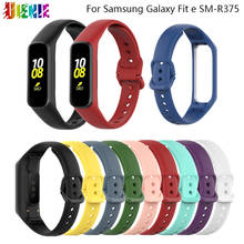 Correa deportiva de silicona suave para reloj inteligente Samsung Galaxy Fit e SM-R375, pulsera de repuesto, Frontier 2024 - compra barato