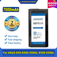 Batería de A32-F5 para ordenador portátil, pila de 7000mAh para ASUS X59, X59G, X59GL, X59S, X59SL, X59SR, A32-F5, F5C, F5M, F5R, F5SL, X50RL, X50V, X50VL, 90-NLF1B2000Y 2024 - compra barato