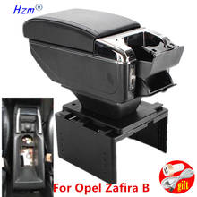 For Opel Zafira B Armrest Box Universal Car Central Armrest Storage Box modification accessories with USB 2024 - buy cheap