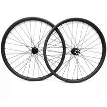 27.5er carbon mtb disc wheels 30x24mm Asymmetry boost 110x15 142x12 thru axle mtb bicycle wheels Mountain Bike wheelset 2024 - buy cheap