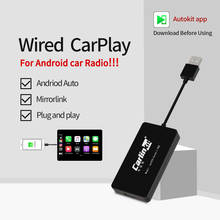 Carlinkit проводной ключ Carplay Android Авто USB Smart Link для экрана Android Airplay Mrrorlink IOS 14 Автомобильная ТВ-приставка 2024 - купить недорого