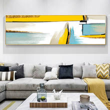 Modern Abstract Landscape Oil Painting on Canvas Poster Print Wall Art Pictures for Living Room Decor No Frame 2024 - buy cheap