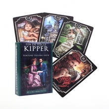 Fin peneira kipper tarô cartões oracle versão inglês jogos de tabuleiro festa de família jogando cartão baralho jogo de mesa adivinhação destino 2024 - compre barato