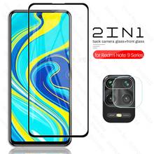 Protector de pantalla de vidrio templado para xiaomi redmi note 9 pro max, protector de cristal de seguridad para lente de cámara, cubierta de película para xiaomi redmi note 9s 9a 9c 2024 - compra barato