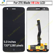 For ZTE Blade V8 Lite LCD Display+Touch Screen Panel Digital Replacement Parts Assembly For ZTE blade V8 mini LCD with frame 2024 - buy cheap