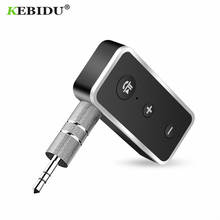 KEBIDU-receptor inalámbrico Bluetooth 5,0 para coche, Kit de música estéreo, 3,5mm, Aux, Audio, receptor manos libres para altavoces con música para automóvil 2024 - compra barato