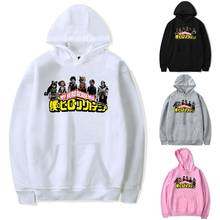 Sudadera con capucha de My Hero Academia para hombre y mujer, suéter de algodón de manga larga, ropa deportiva informal para niños, niñas y adolescentes, regalo 2024 - compra barato