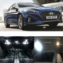 LED Interior Car Lights For Hyundai new sonata LF room dome map reading foot door lamp error free 9pc 2024 - buy cheap