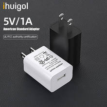 ihuigol EU US USB Charger Portable Travel Power Charger For iPhone Samsung Xiaomi Universal USB Adapter Plugs 5V 1A Wall Charger 2024 - buy cheap