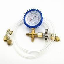 Air conditioning and fluoride snow table HS-466AL refrigerant table vacuum pressure gauge + 2pcs Inch standard transparent tube 2024 - buy cheap