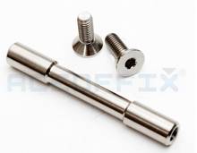 A Pair of Ti Titanium Bolts for Brompton Bike Triangle Folding Bicycle Parts 2024 - buy cheap