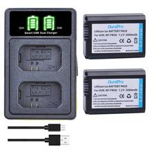 2x 2000mAh NP-FW50 NP FW50 Rechargeable Battery + Charger With Type C Port For Sony A6000 NEX 7 5N F3 3D 3DW 3K 5C Alpha 7R II 2024 - buy cheap