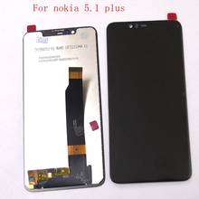 For Nokia 5.1 Plus TA-1102 / x5 TA-1120 TA-1105 Lcd screen Display+Touch Glass DIgitizer Assembly For nokia 5.1plus Replacement 2024 - buy cheap