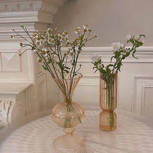Glass Plant Flower Vase Pot Terrarium Hydroponic Bonsai Glass Vase Home Decor Nordic Vase 2024 - купить недорого