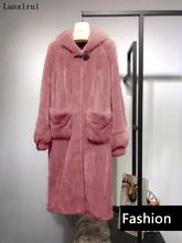 Ladies Thick Winter Jacket New Women Luxury Faux Fur Coat Loose Warm Outwear Plush Oversize 5XL Casual Long Overcoat Female 2024 - buy cheap