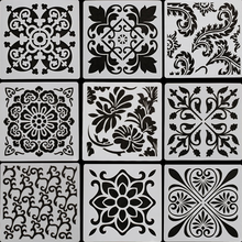 2pc Mandala Stencil DIY Wall Layering Painting Template Decoration Scrapbooking Embossing Album Supplies Reusable 2024 - buy cheap