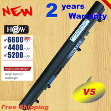 Bateria para laptop, hsw, 14.8v, 2600mah, al12a32, para acer aspire, v5, segundo 2024 - compre barato