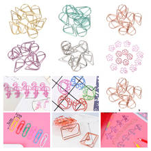 12pcs/lot  Beautiful Flamingo Bookmark Planner Paper Clip Metal Material Bookmarks For Book Stationery School Office Supplies 2024 - buy cheap
