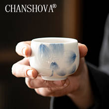 Chansapva conjunto de chá xícara de chá de cerâmica estilo chinês 80ml conjunto artesanal da china porcelana h665 2024 - compre barato