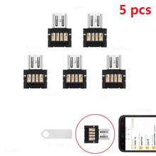 5 шт., переходник с разъемом 3,1 Type-C Micro USB 2,0 «Папа-мама», OTG, для Android-планшета, флеш-накопителя 2024 - купить недорого