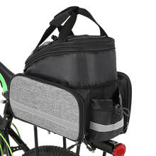 Bolsa de assento traseiro de bicicleta, multifuncional, expansível, à prova d'água, mtb, bolsa, rack de bike com capa de chuva 2024 - compre barato