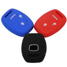 Kutery 10 шт./лот, 3 кнопки, силиконовый чехол для автомобильного ключа, защитный чехол для Honda Accord Civic Pilot 2024 - купить недорого