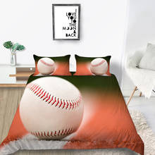 Baseball Bedding Set Single Fashionable Lifelike 3D Simple Duvet Cover Queen King Twin Full Double Unique Design Bed Set 2024 - buy cheap