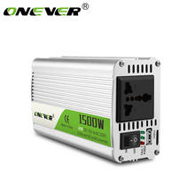 Onever Inverter DC 12V to AC 220V 1500W Car Power Inverter Converter Power Supply Modified Sine Wave Power with Intelligent Fan 2024 - buy cheap